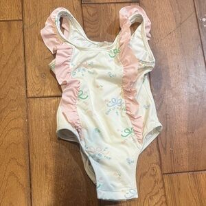 The Beaufort Bonnet Company Cream 2T swimsuit